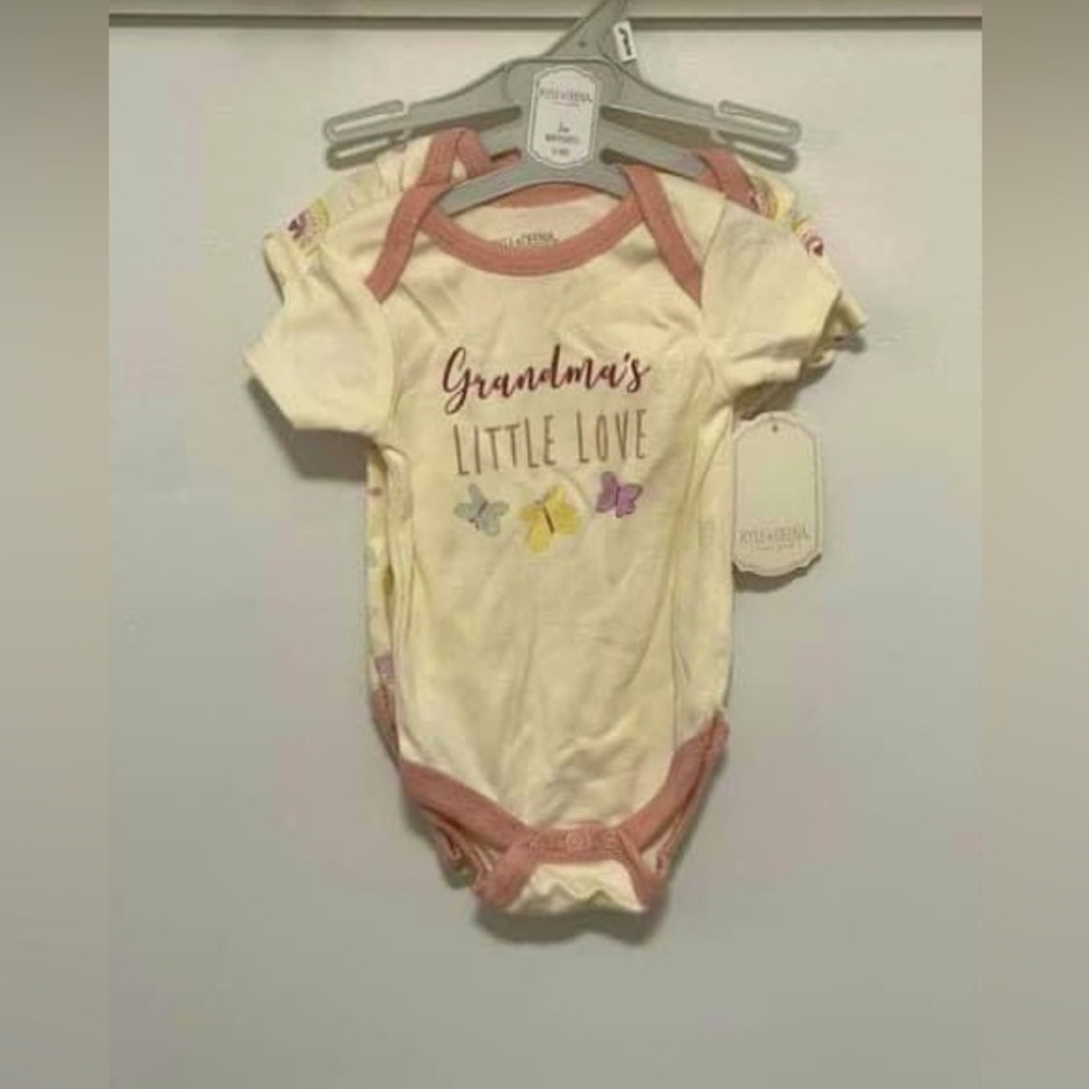 Kyle & Deena 2pcs snap onesie
